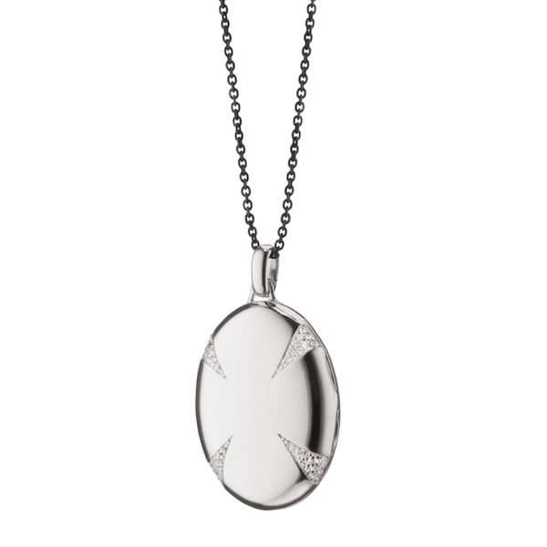 Four Image Locket on Steel Chain