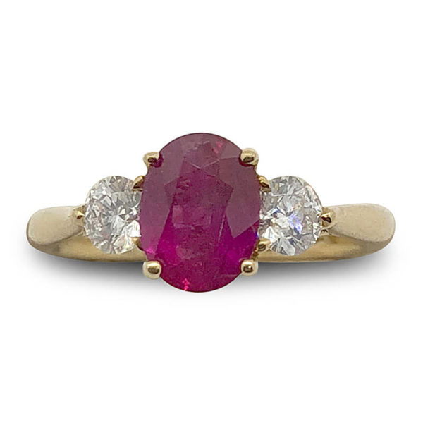 18kt. Yellow Gold Classic Ruby Ring