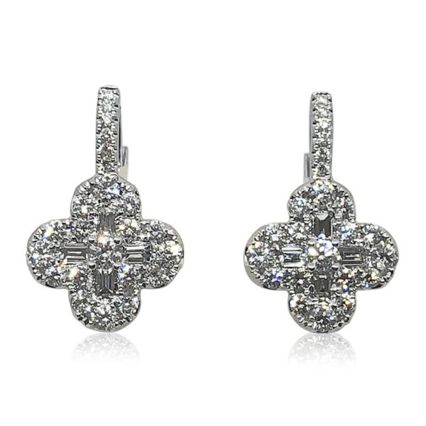 1.77ct. Drop Diamond Earrings