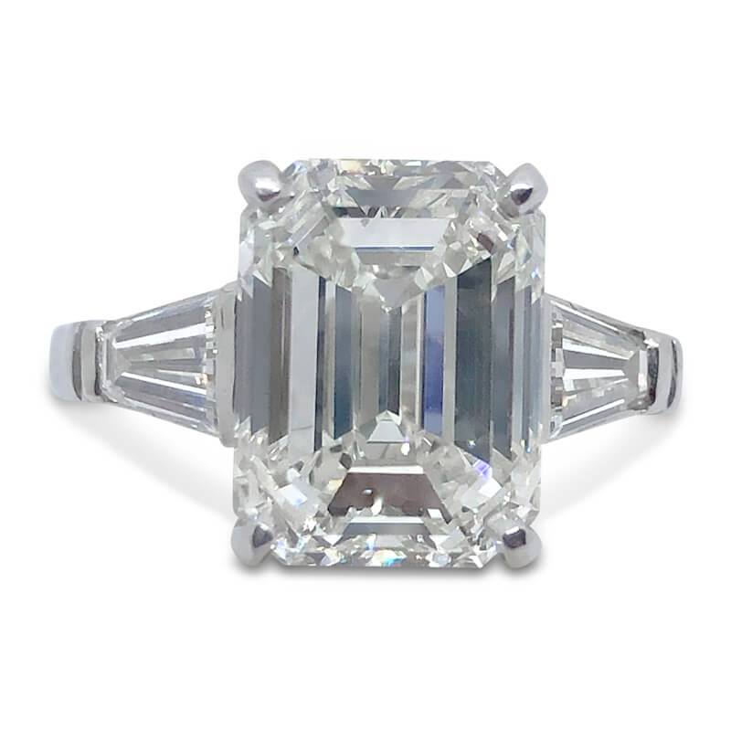 5.01ct. Emerald Diamond Ring