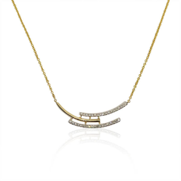 Diamond Bypass Necklace