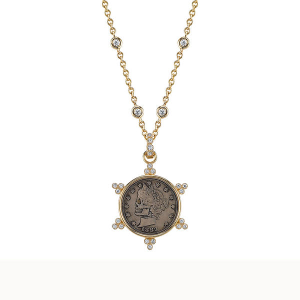 De Los Gorgeous Liz Coin Pendant