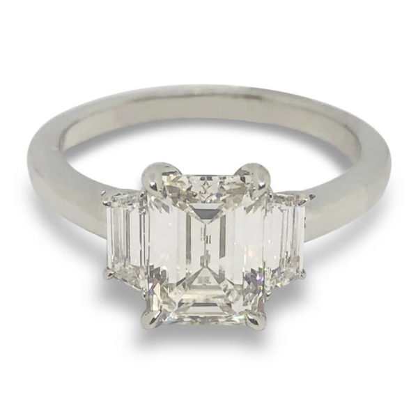 2.19ctw. Emerald Cut Ring
