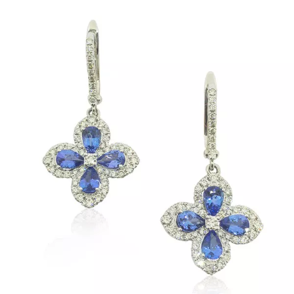 Tanzanite & Diamond Earrings