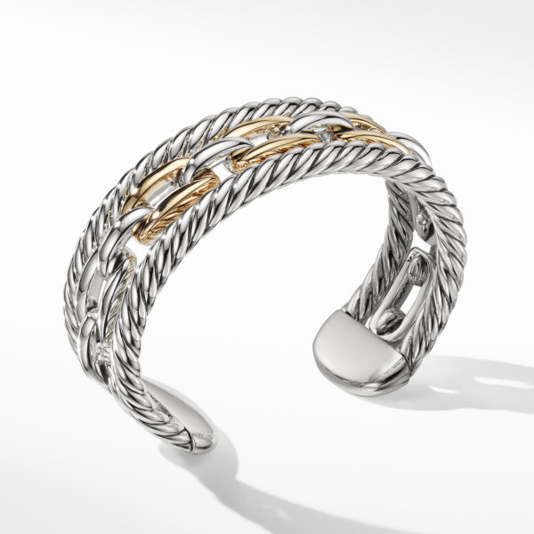 Wellesley Link Multistack Bracelet with 18K Gold