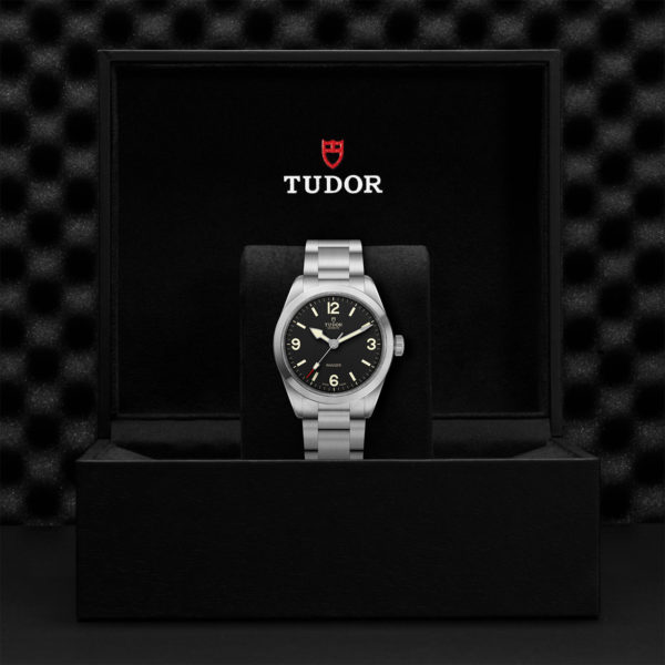 TUDOR Ranger Watch with a Steel Bracelet (M79950-0001) Black Presentation Box