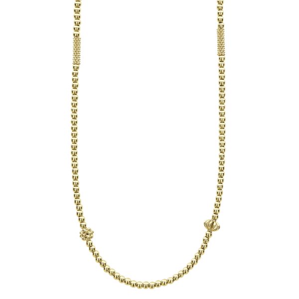 Caviar Gold Icon Necklace
