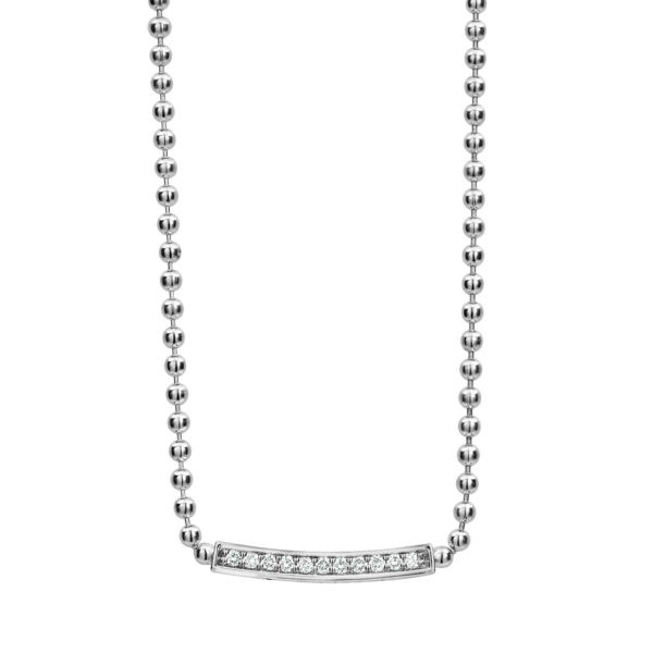 Caviar Spark 25mm Bar Necklace