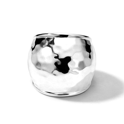 IPPOLITA Sterling Silver Classico Goddess Wide Hammered Ring