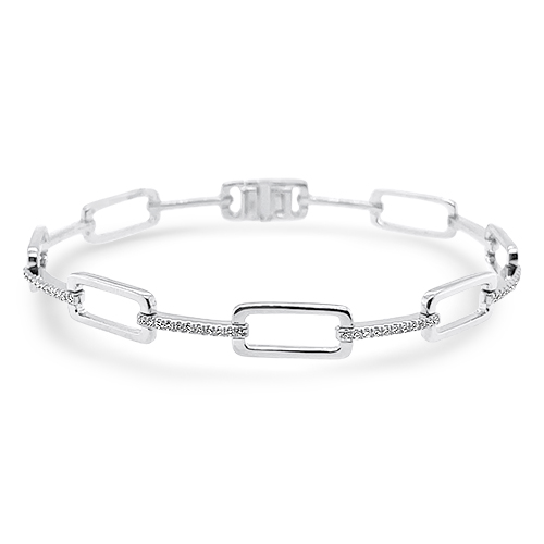 2.50ctw Diamond Paper Clip Bracelet