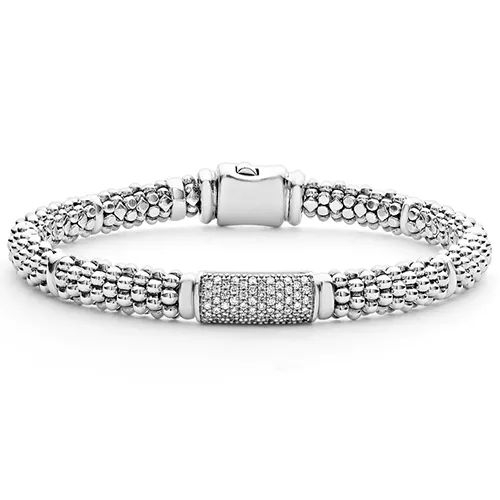 Lagos silver shop caviar bracelet