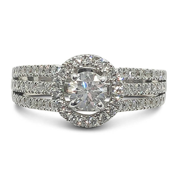 Triple Diamond Row Forevermark Ring