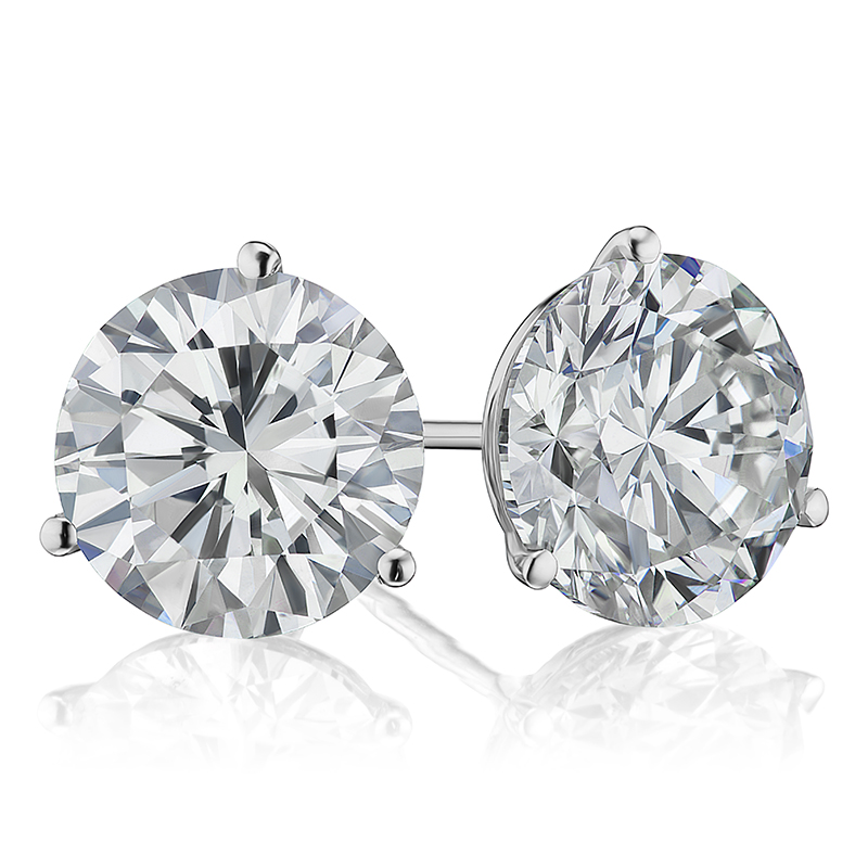 8.40ctw Diamond Stud Earrings