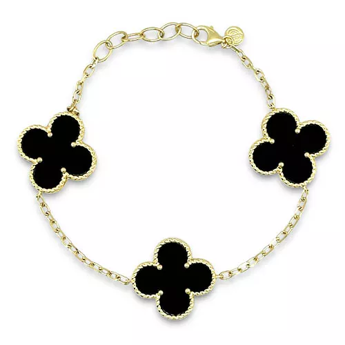 Carson Quatrefoil Charm Bracelet