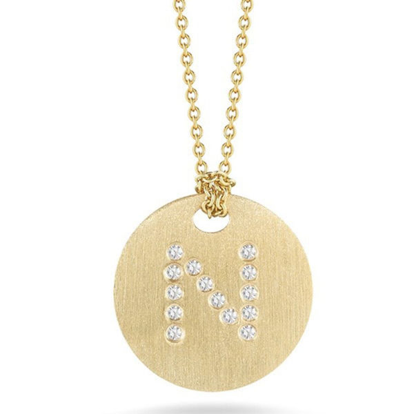 Diamond Disc Pendant- N