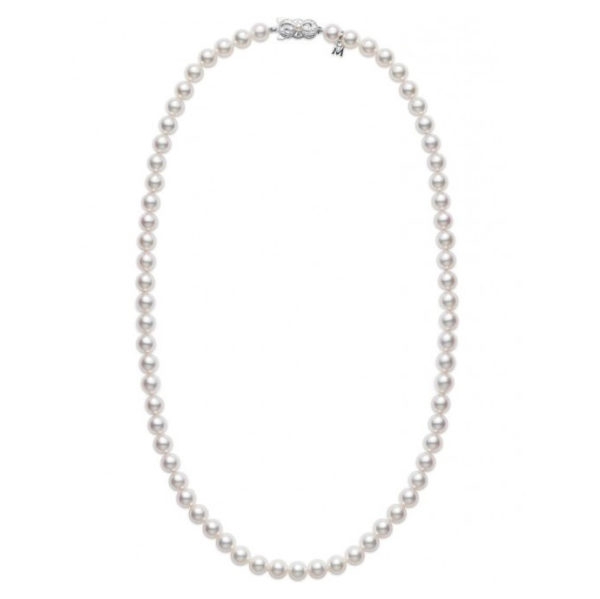 20"" Matinee Pearl Necklace- WG