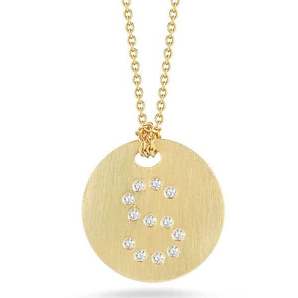 Diamond Disc Pendant- S