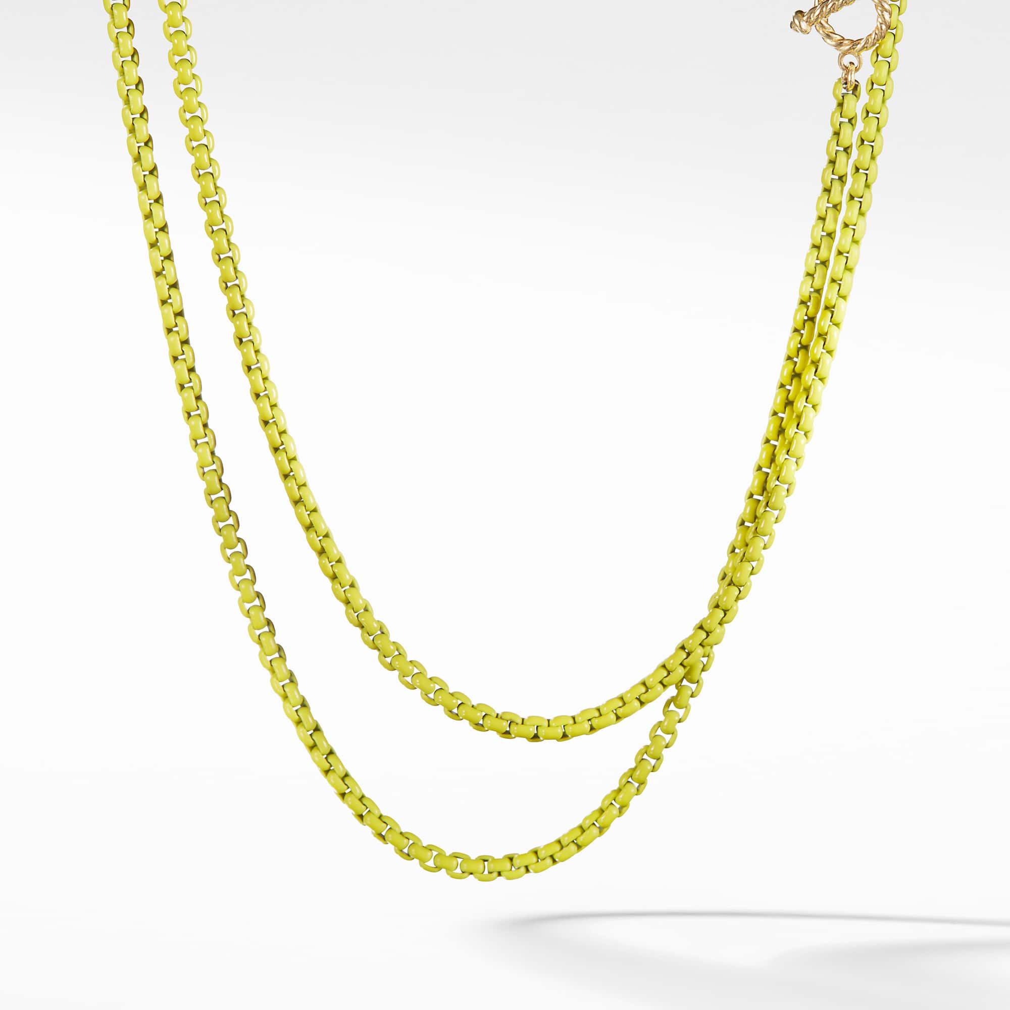 DY Bel Aire Chain Necklace In Yellow With 14K Gold Accents