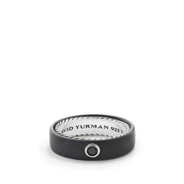 STREAMLINE® BAND IN BLACK TITANIUM WITH BLACK DIAMOND