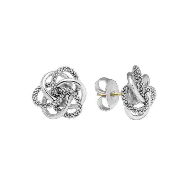 Lagos Sterling Silver Love Knot Earrings