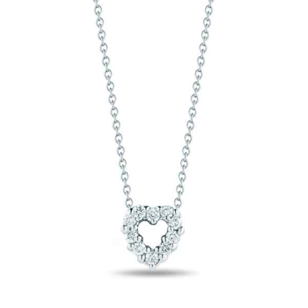 Baby Heart Necklace- WG