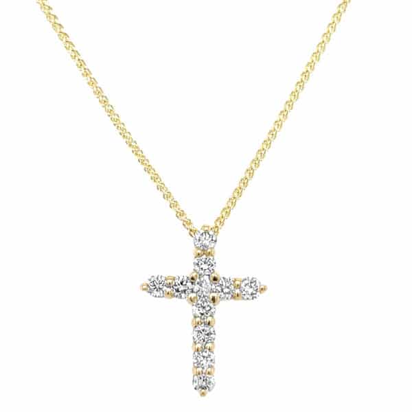 .50ctw Diamond Cross Necklace