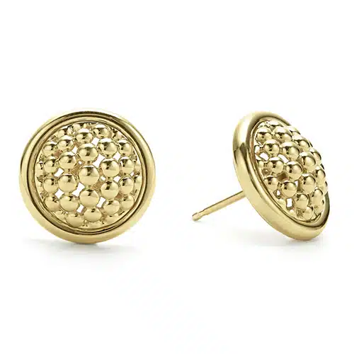 Lagos caviar stud earrings sales