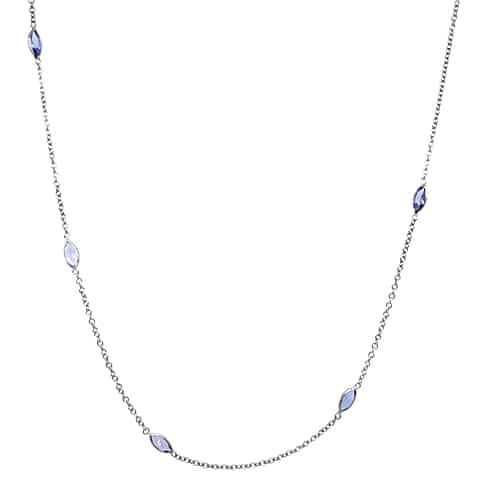 Tanzanite By the Yard Necklace