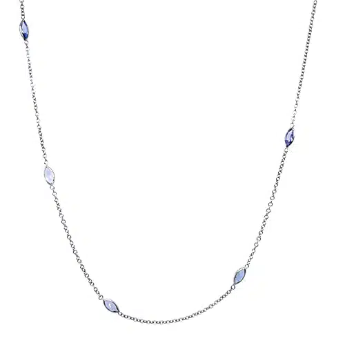 Tanzanite By the Yard Necklace