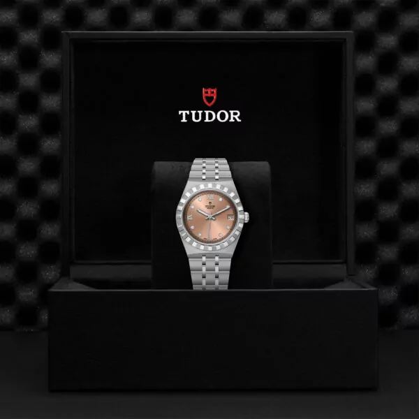 TUDOR Royal 34mm steel case with polished and satin finish - M28400-0011 at Underwood Jewelers