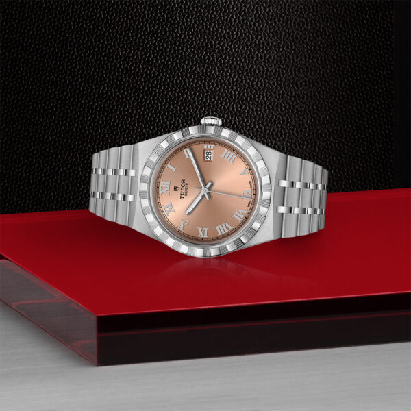 TUDOR Royal 38mm steel case with polished and satin finish - M28500-0007 at Underwood Jewelers