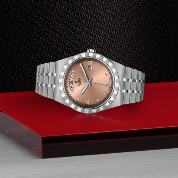 TUDOR Royal 41mm steel case with polished and satin finish - M28600-0011 at Underwood Jewelers