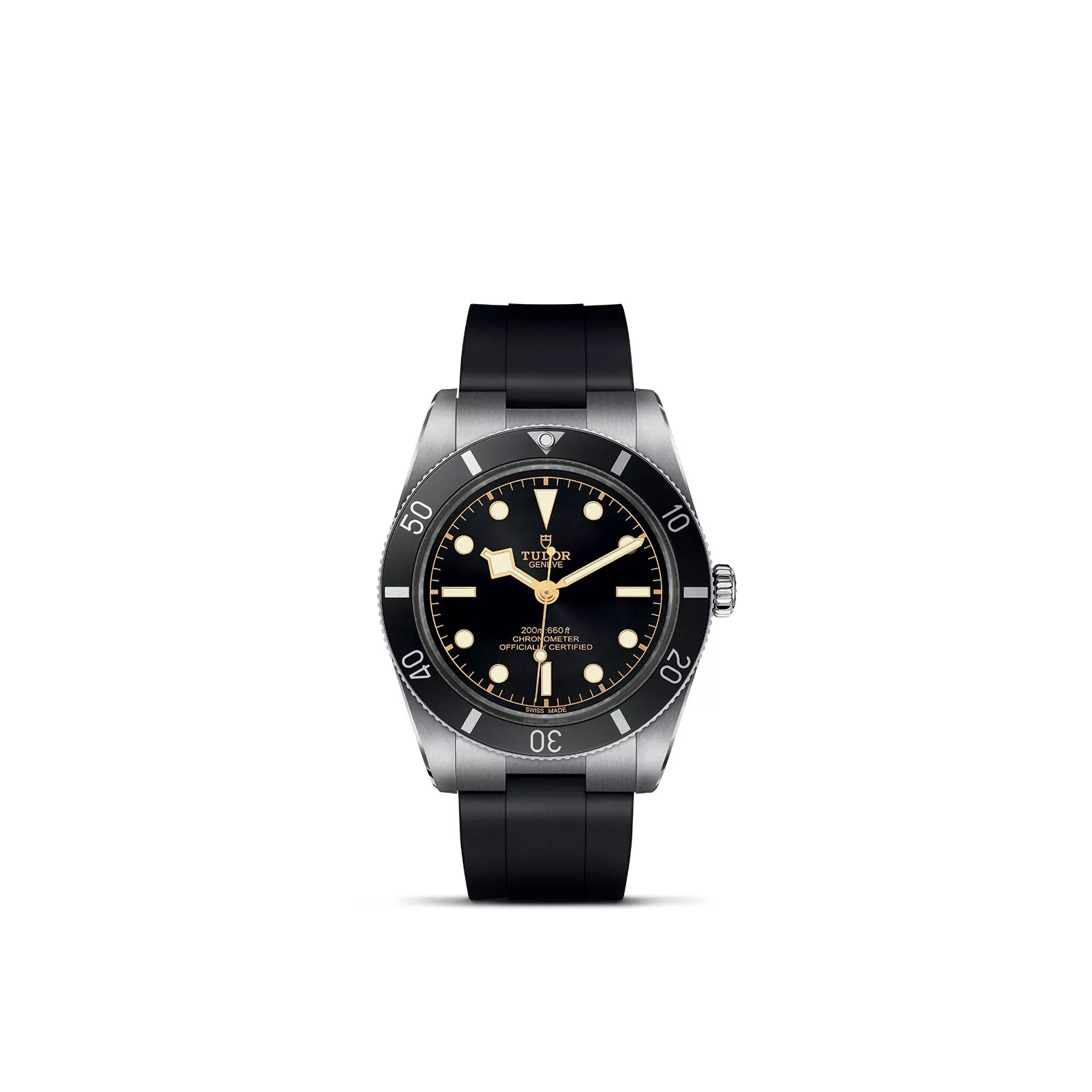 TUDOR Black Bay 54 37mm Steel Case Black Rubber Strap Underwoods Jewelers