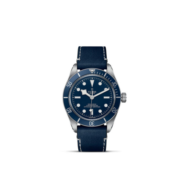 TUDOR Black Bay Fifty-Eight Watch, with a 39mm Steel Case, Blue 'Soft Touch' Strap (M79030B-0002)