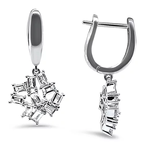 Baguette cluster earrings 2025