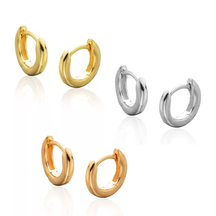 Trio Set of Huggie Hoops