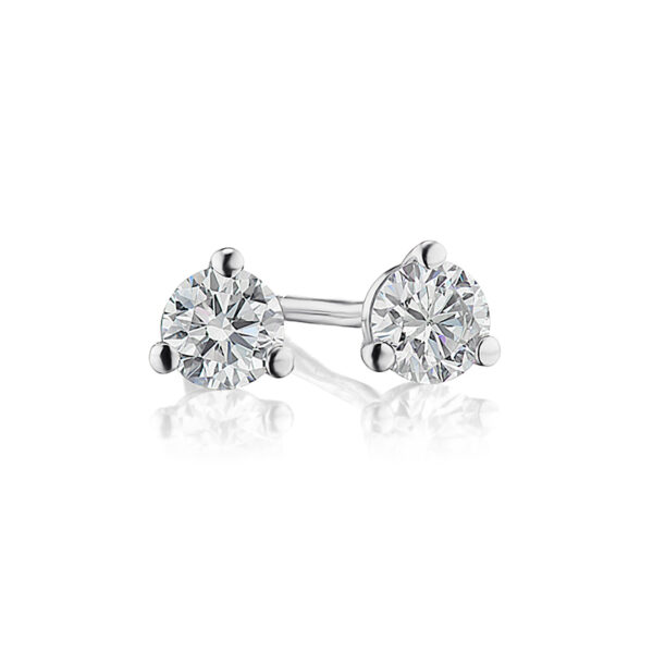 .34ctw Ideal Cut Diamond Studs