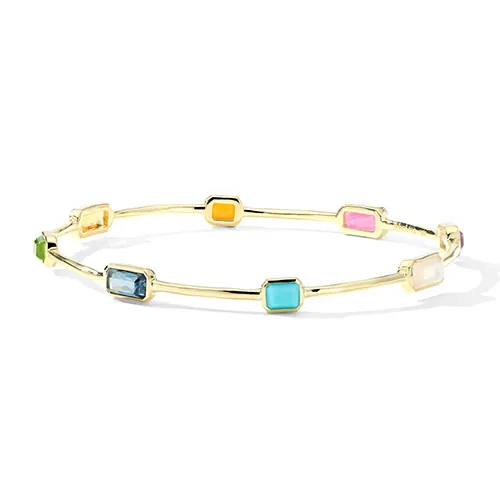 Gelato Bangle Bracelet in Summer Rainbow