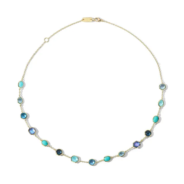 Rock Candy Confetti Necklace in Waterfall