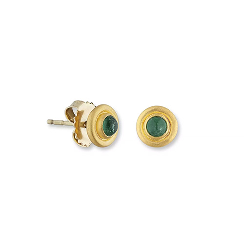 24kt Sloane Emerald Stud Earrings - Underwoods Jewelers
