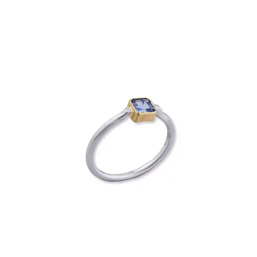 Jaipur Blue Sapphire & Diamond Ring