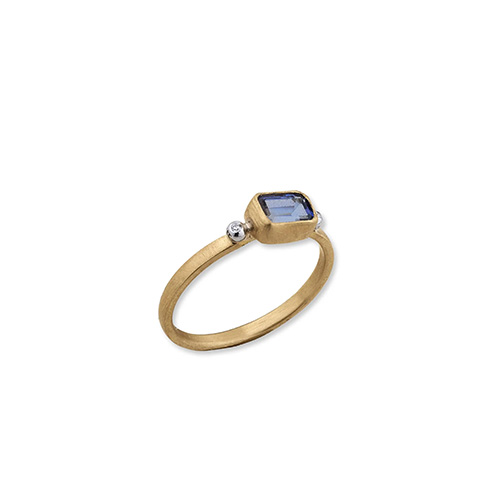 22kt Love Tanzanite & Diamond Ring