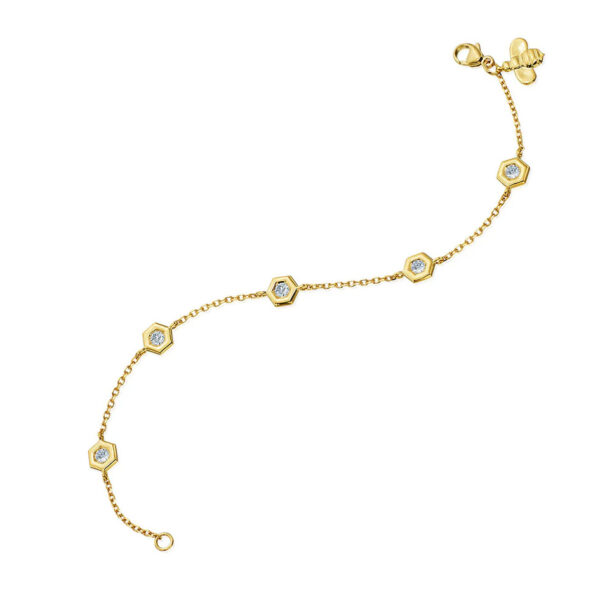 Diamond "B" Bracelet