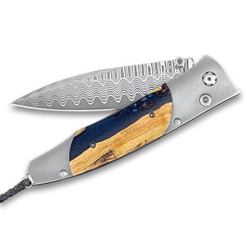 William Henry B30 Gentac Cactus Blues Folding Knife