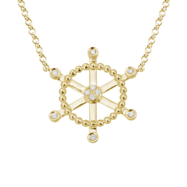 Diamond Helm Necklace