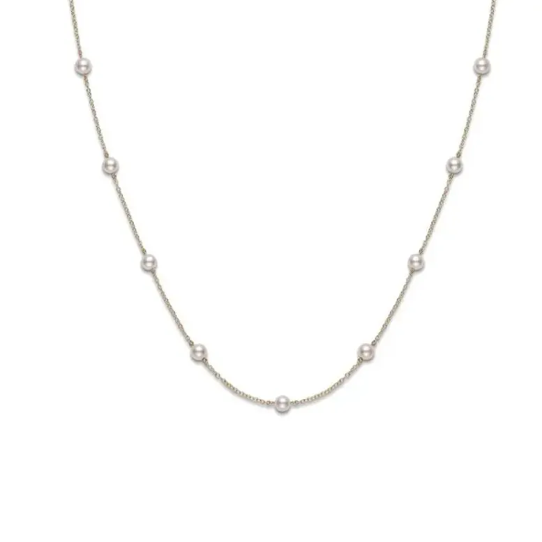 Mikimoto Tin Cup Necklace Underwoods Jewelers