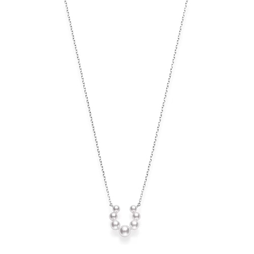Mikimoto Pearl Horseshoe Pendant