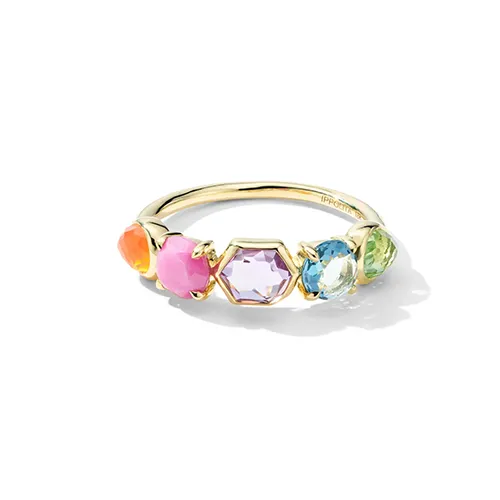 Gelato Band Ring in Summer Rainbow