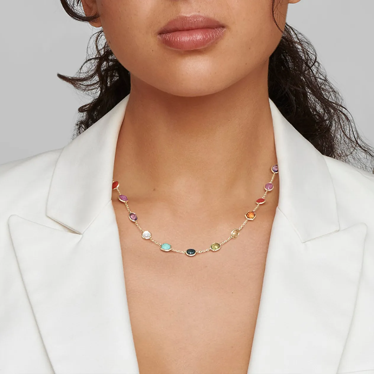 Vibrant Hues: Summer Rain/Rainbow Collection necklace