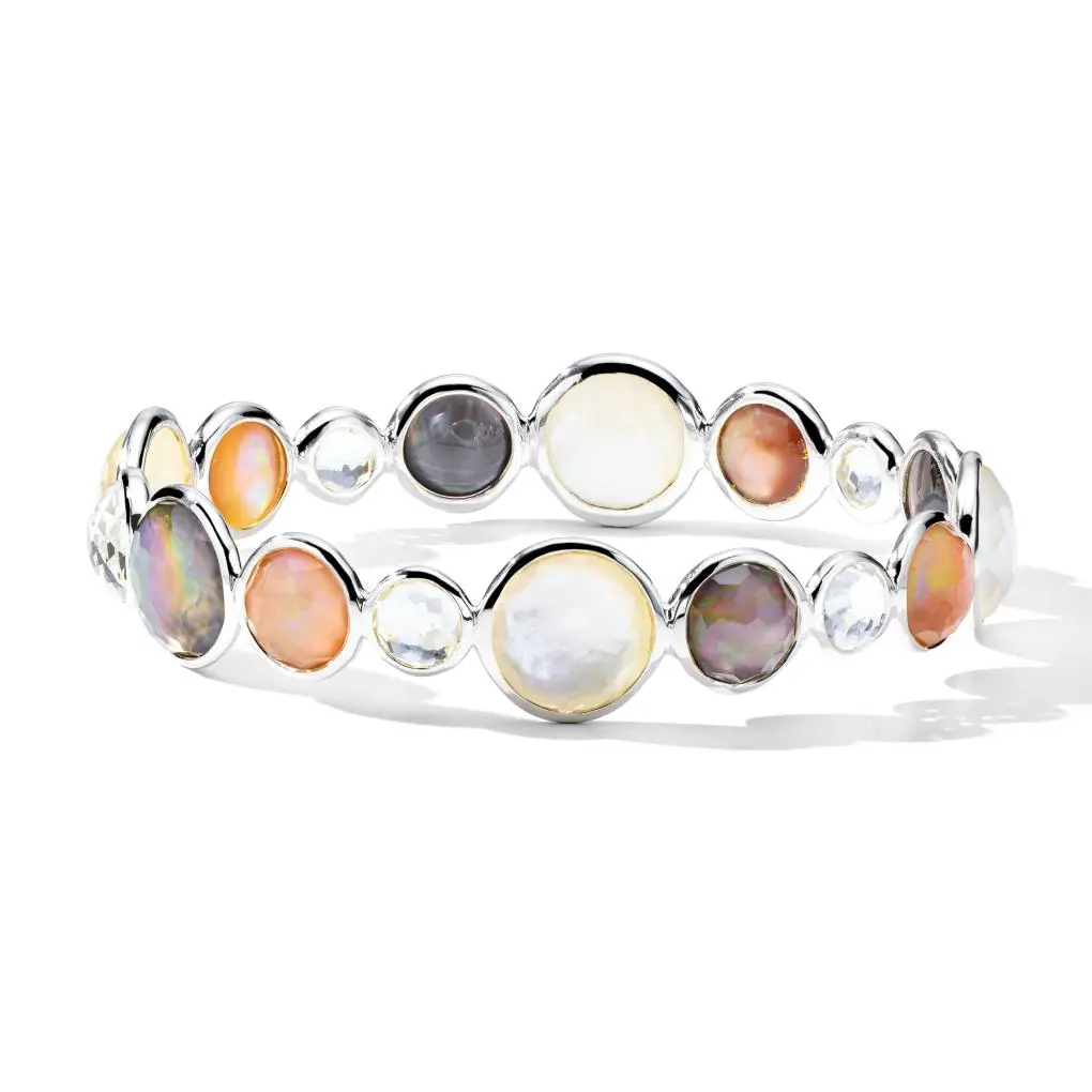 Lollipop All Stone Bangle in Sabbia